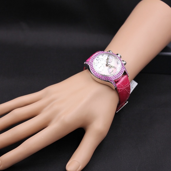 Amethyst Diamond 3.45 Tcw Unisex Luxury New Watch main image 5